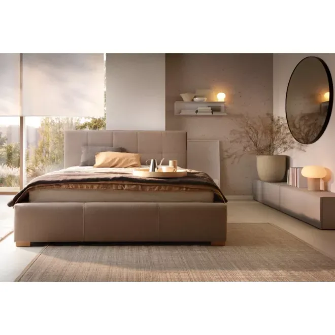 Cortina kárpitozott ágy - 106 cm magas fejvéggel - 180 X 200 fekvőfelület