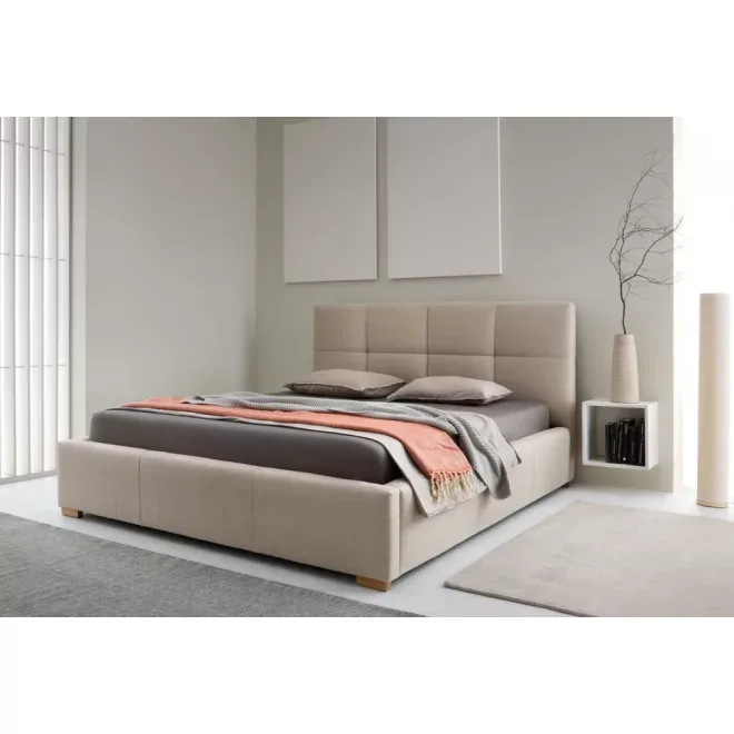 Stella kárpitozott ágy - 106 cm magas fejvéggel - 100 X 200 fekvőfelület