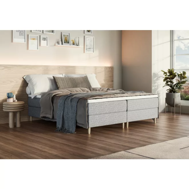 Fejtámla nélküli alacsony boxspring ágy 200 X 200